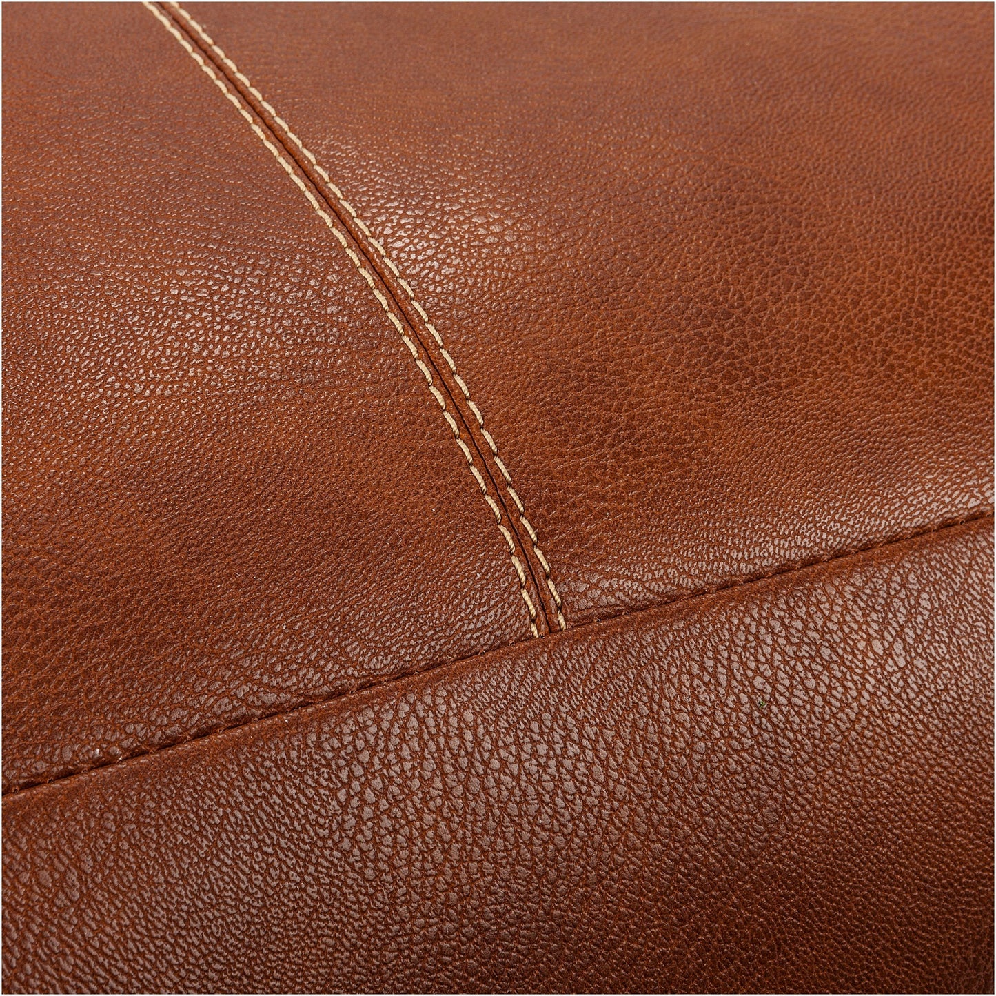 Sitzpouf aus Kunstleder