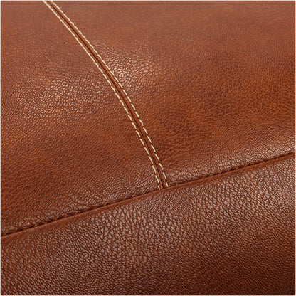 Sitzpouf aus Kunstleder