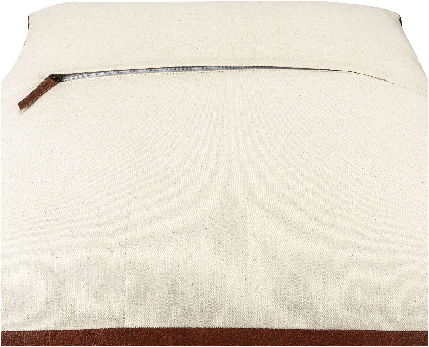 Sitzpouf aus Kunstleder