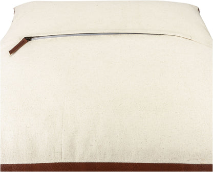 Sitzpouf aus Kunstleder