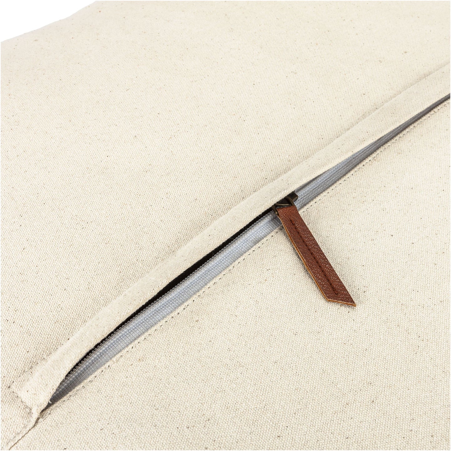 Sitzpouf aus Kunstleder