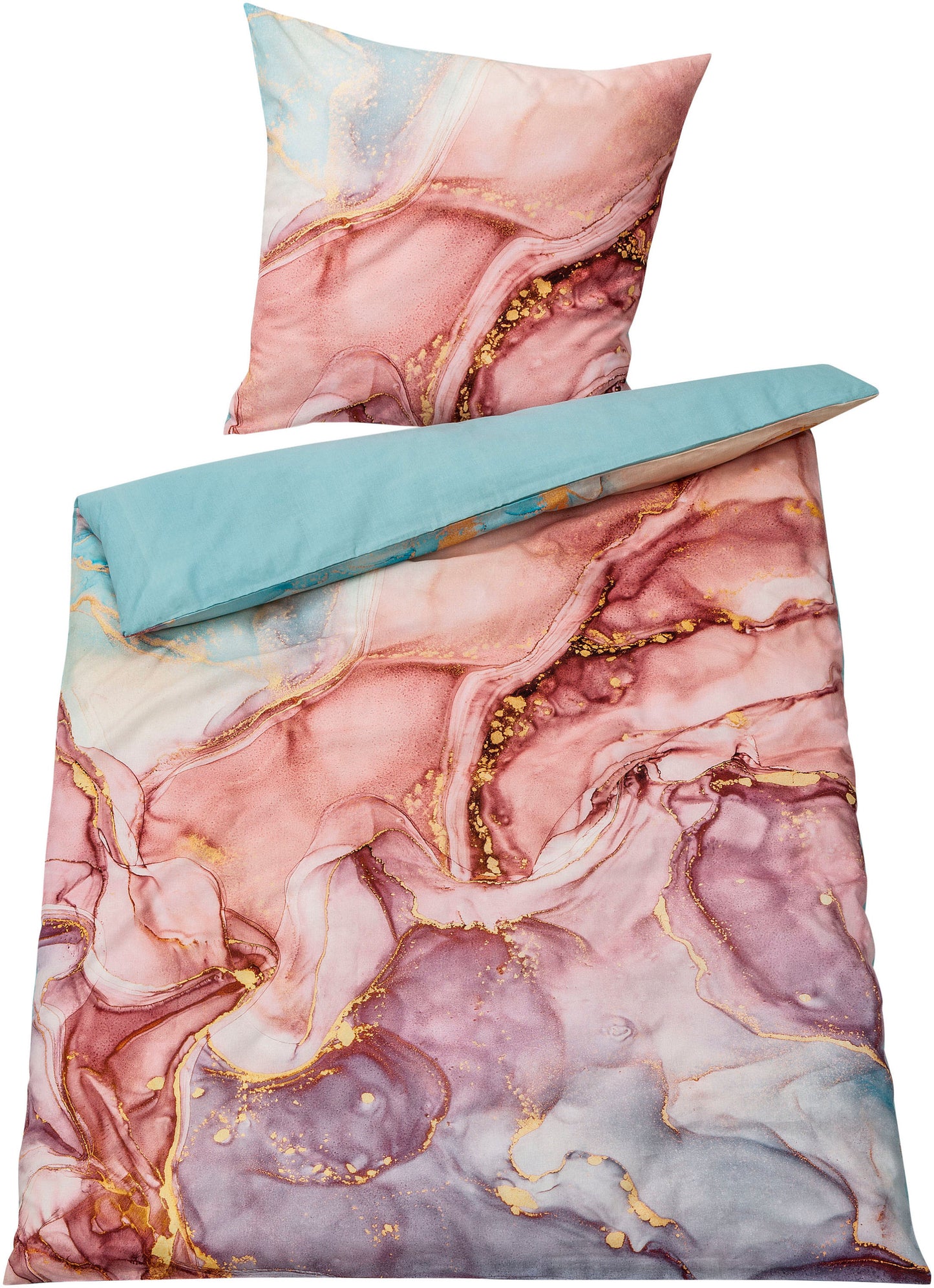 Renforce Wendebettwäsche "Marmoris" (Größe: 135x200 cm)