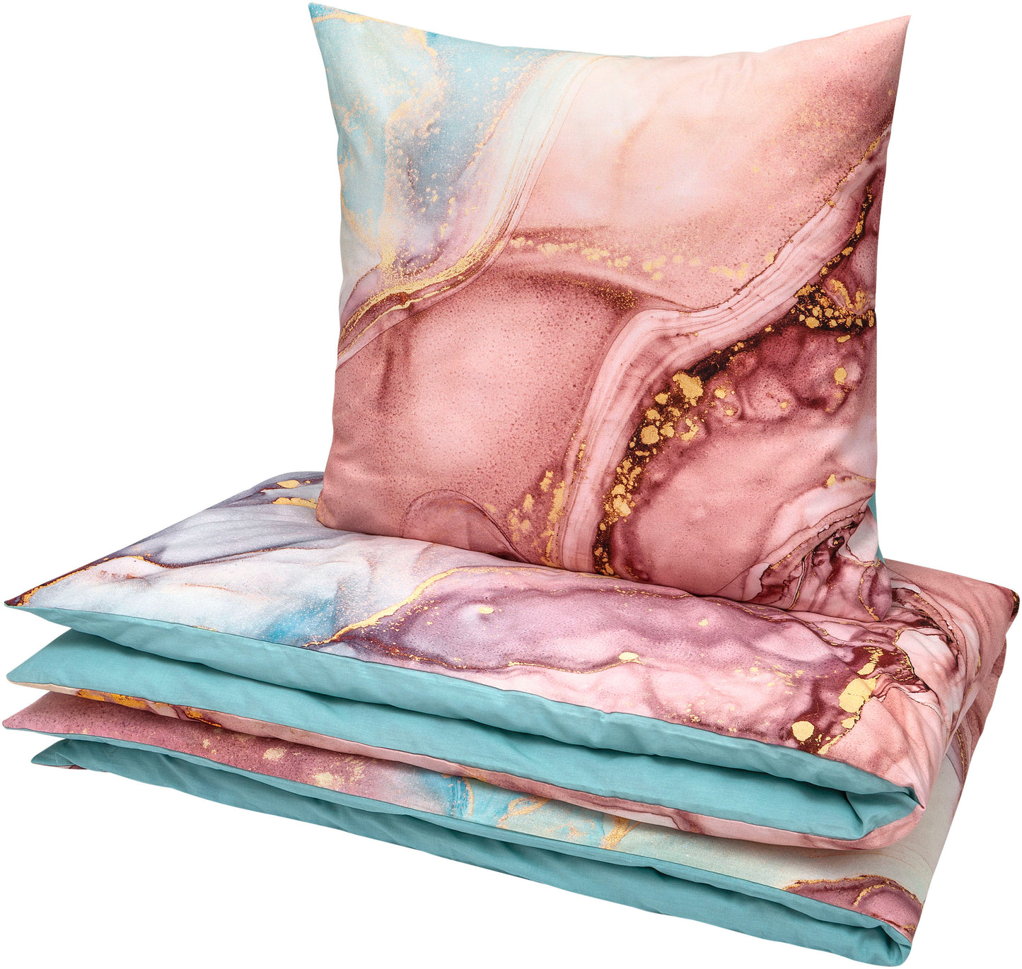 Renforce Wendebettwäsche "Marmoris" (Größe: 135x200 cm)