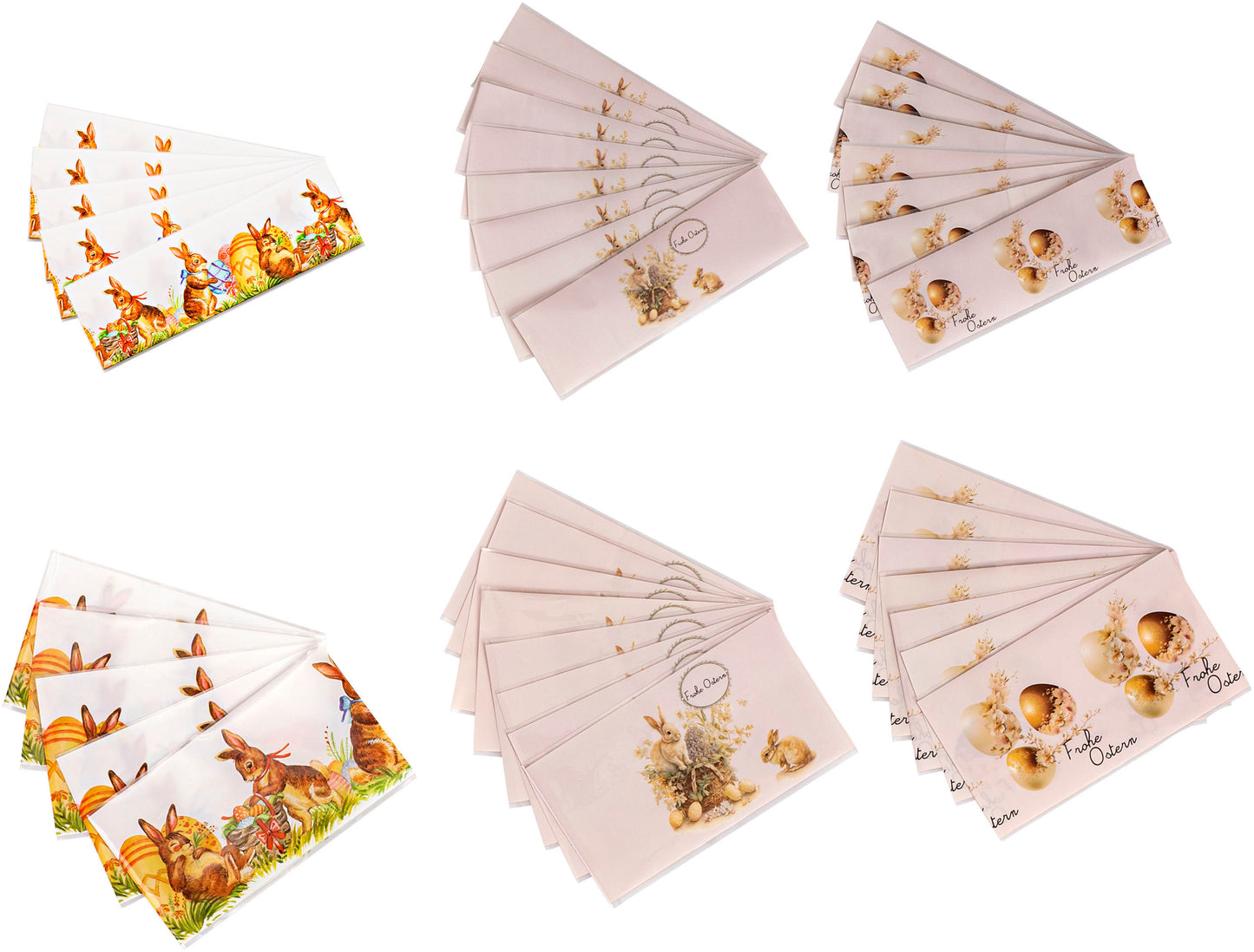 Schrumpfbanderolen-Set "Ostern" 40-teilig