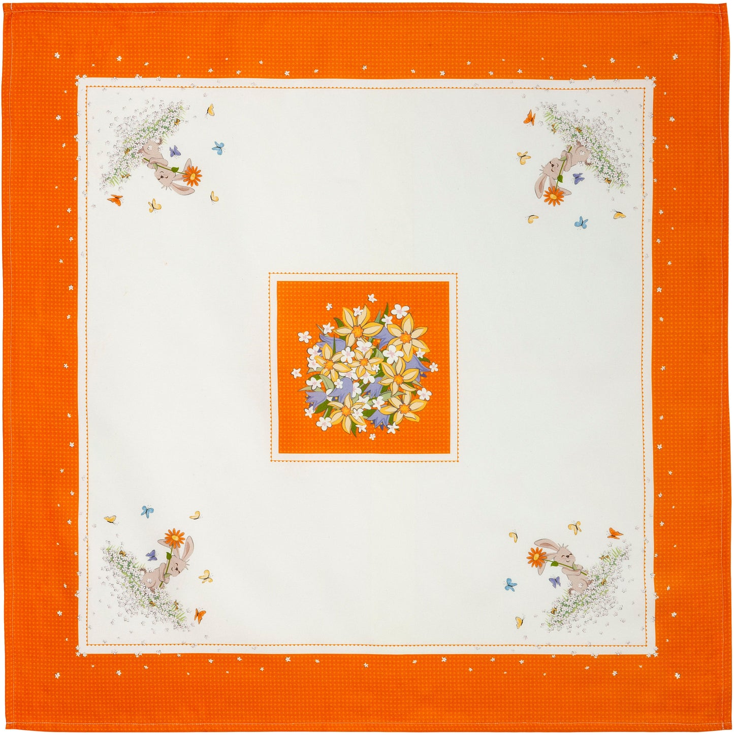 Mitteldecke "Häschen Michel" 85 x 85 cm