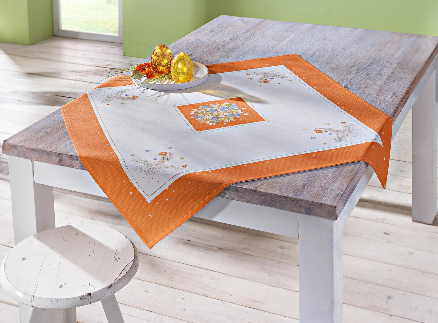 Mitteldecke "Häschen Michel" 85 x 85 cm