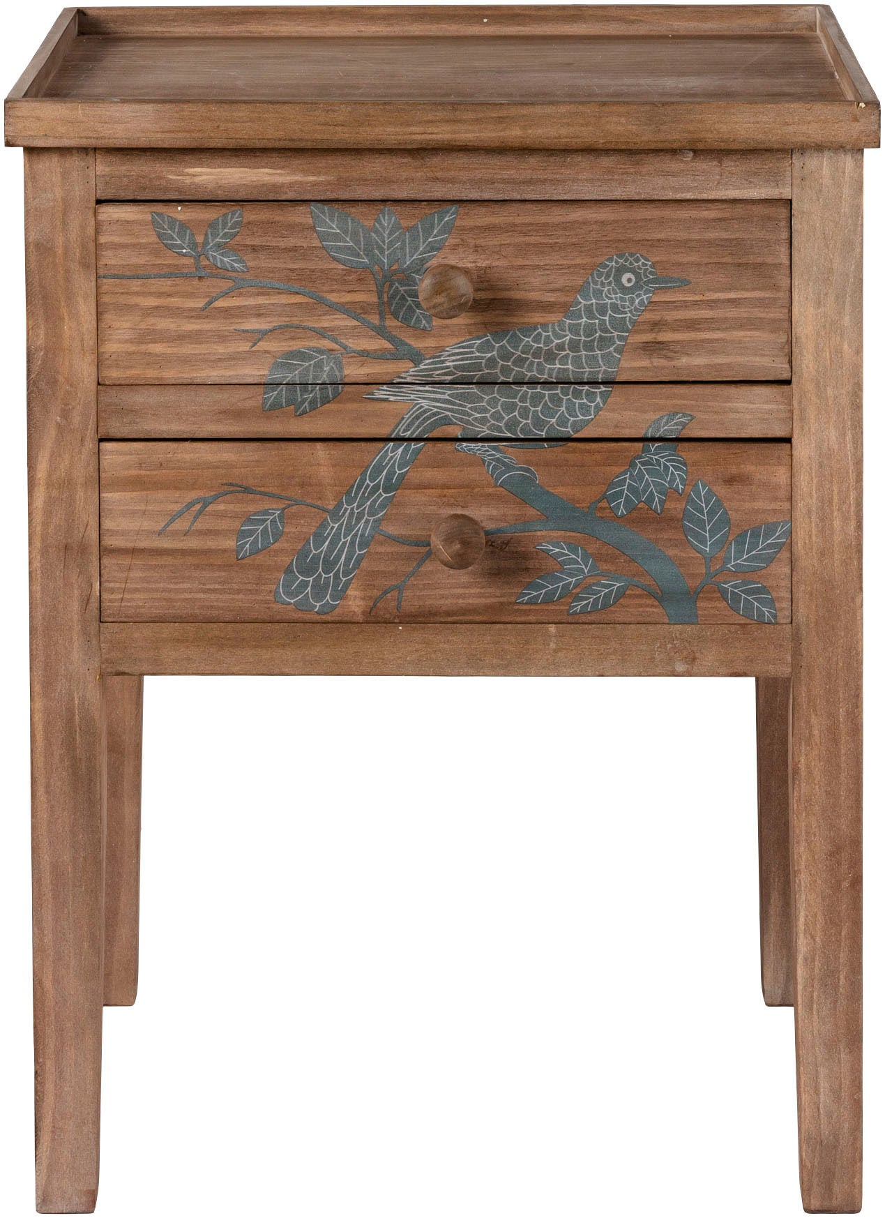 Nachttisch "Traumvogel" aus Holz