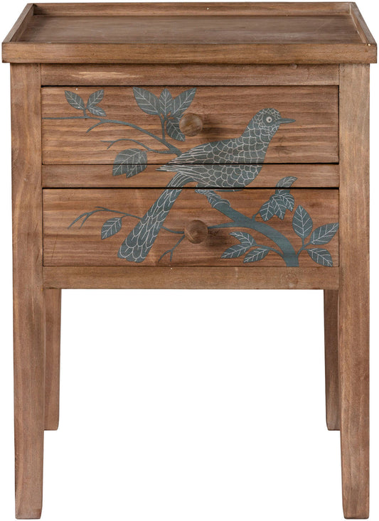 Nachttisch "Traumvogel" aus Holz