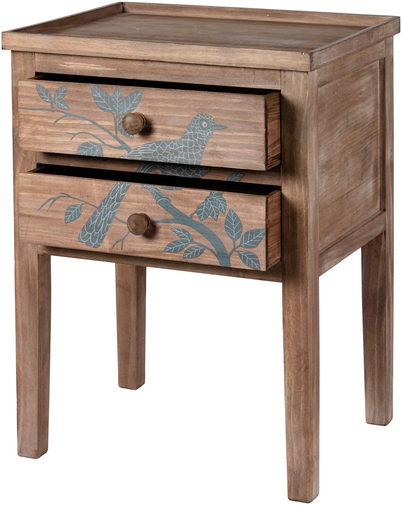 Nachttisch "Traumvogel" aus Holz