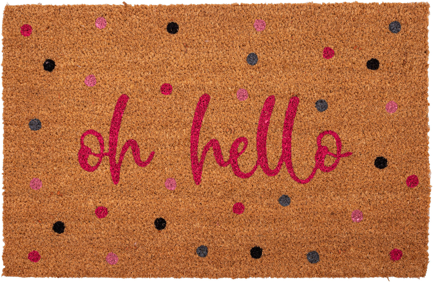 Kokos-Fußmatte "Oh Hello"