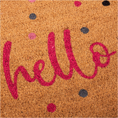 Kokos-Fußmatte "Oh Hello"