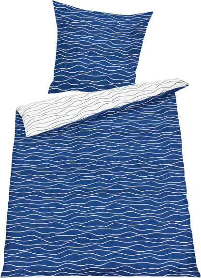 Satin Wendebettwäsche "Ocean" (Größe: 135 x 200 cm)