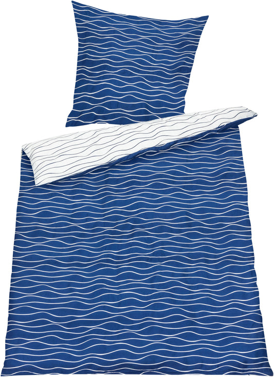 Satin Wendebettwäsche "Ocean" (Größe: 135 x 200 cm)