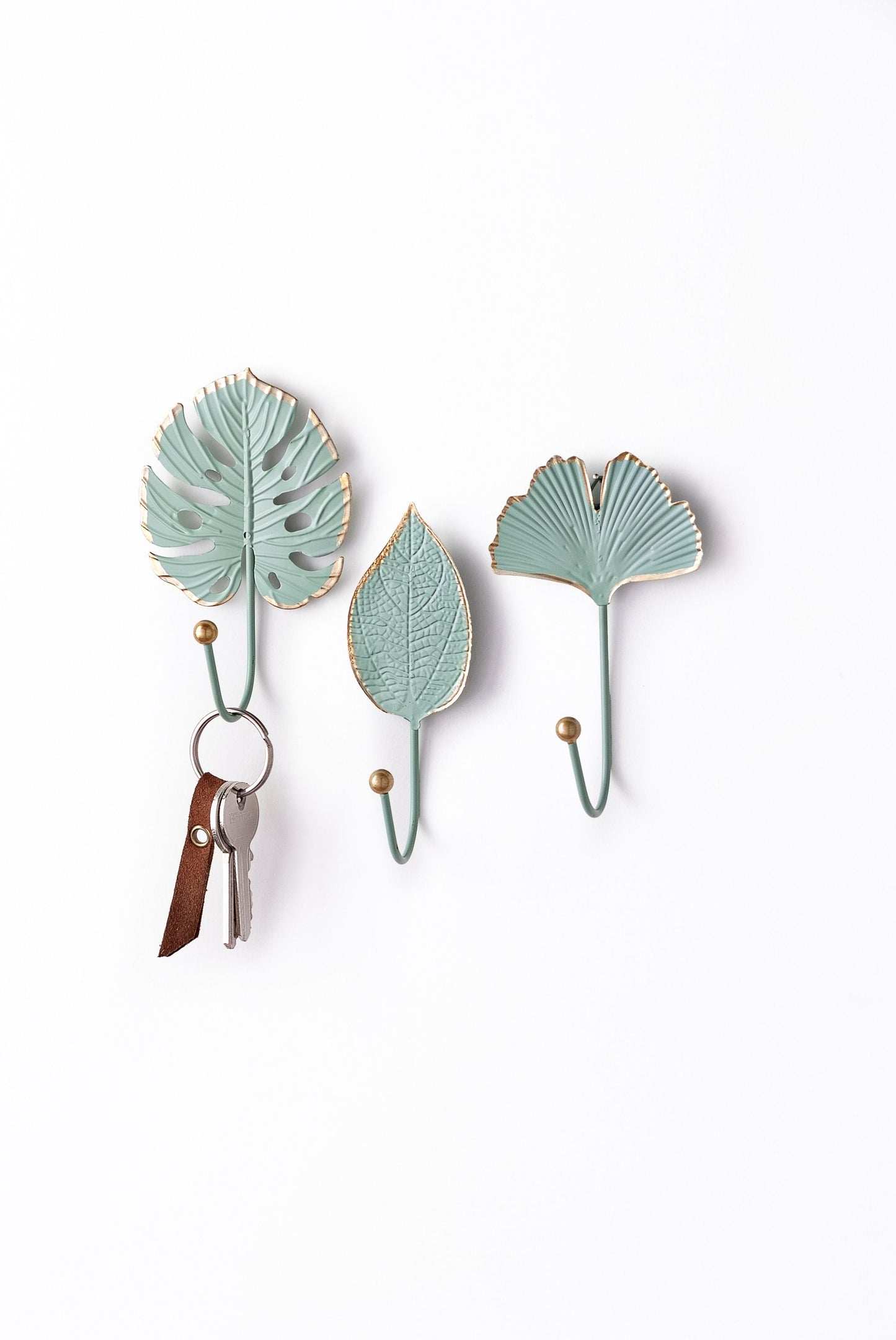 Kleiderhaken "Natural Leaves" 3er-Set