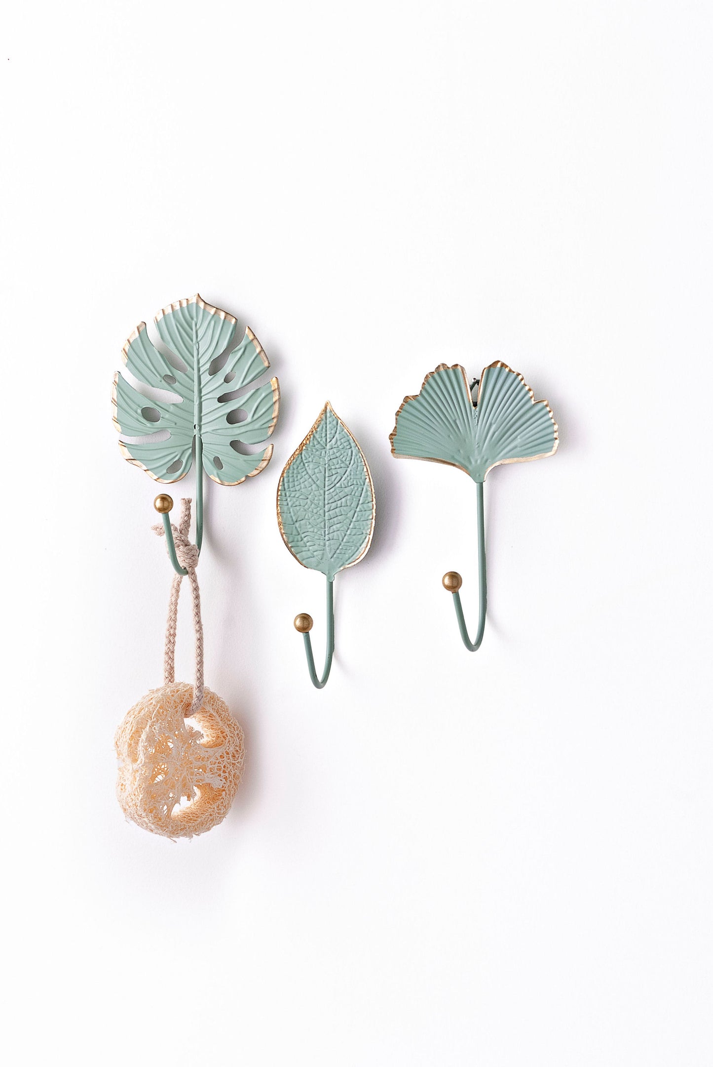 Kleiderhaken "Natural Leaves" 3er-Set