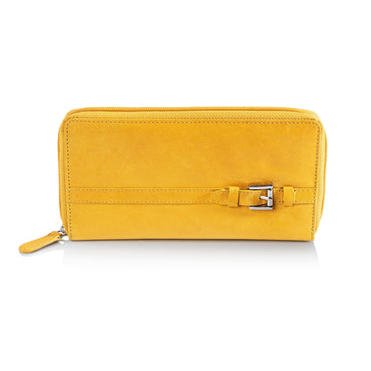 HJP Damengeldbörse "Belt" Leder (Farbe: gelb)