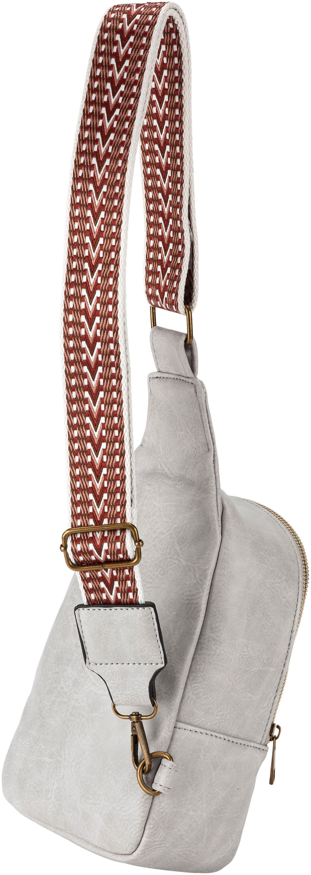 HJP Damen Sling Bag "Fina" (Farbe: grau)