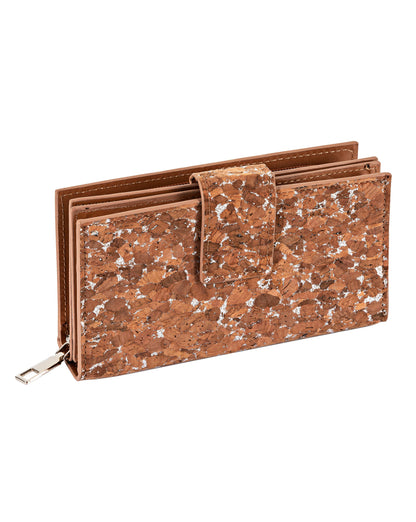 HJP Geldbörse "Kira" dunkelbraun, aus Kork