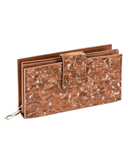 HJP Geldbörse "Kira" dunkelbraun, aus Kork
