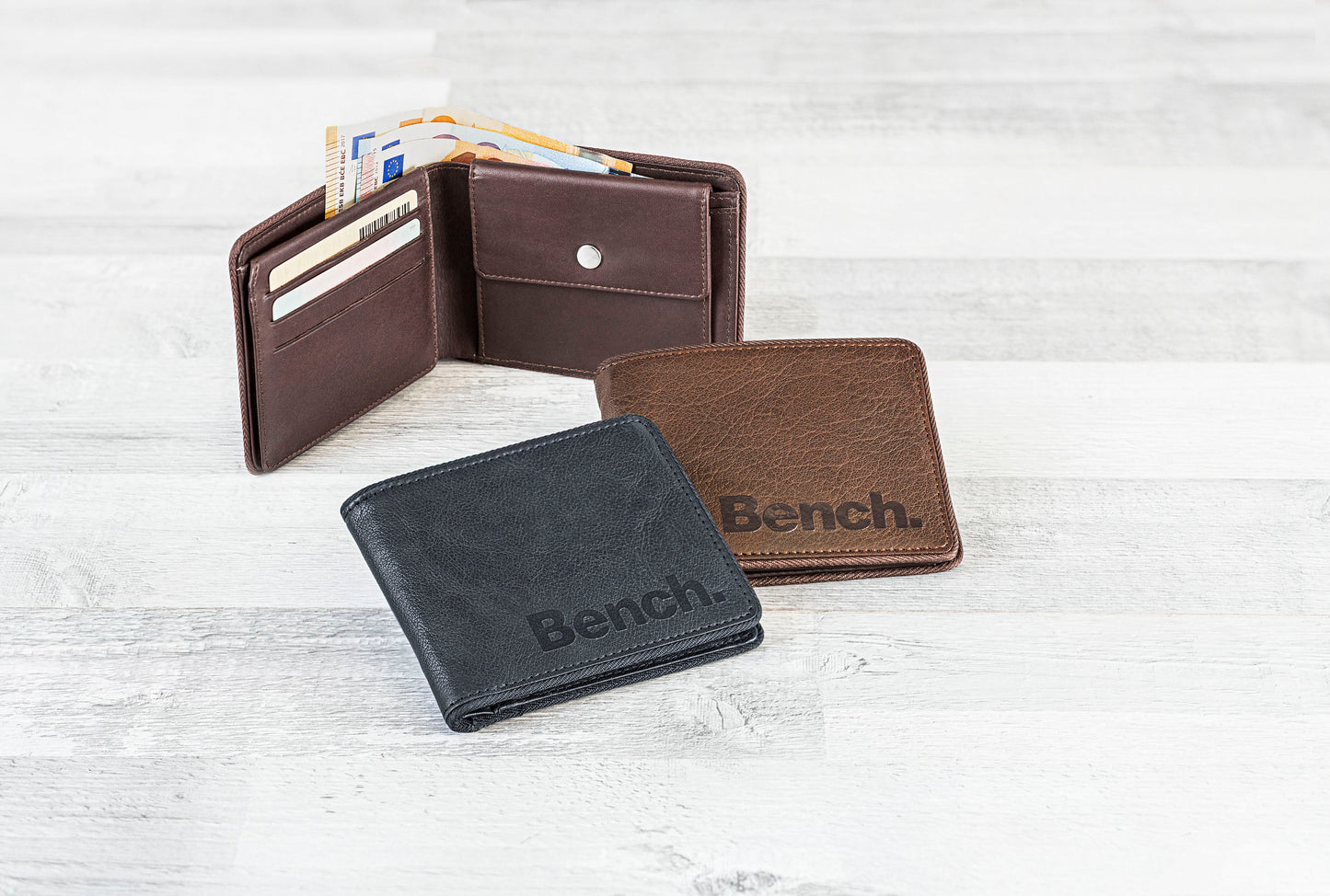 Bench Geldbörse "Liam" Leder Herren (Farbe: braun)