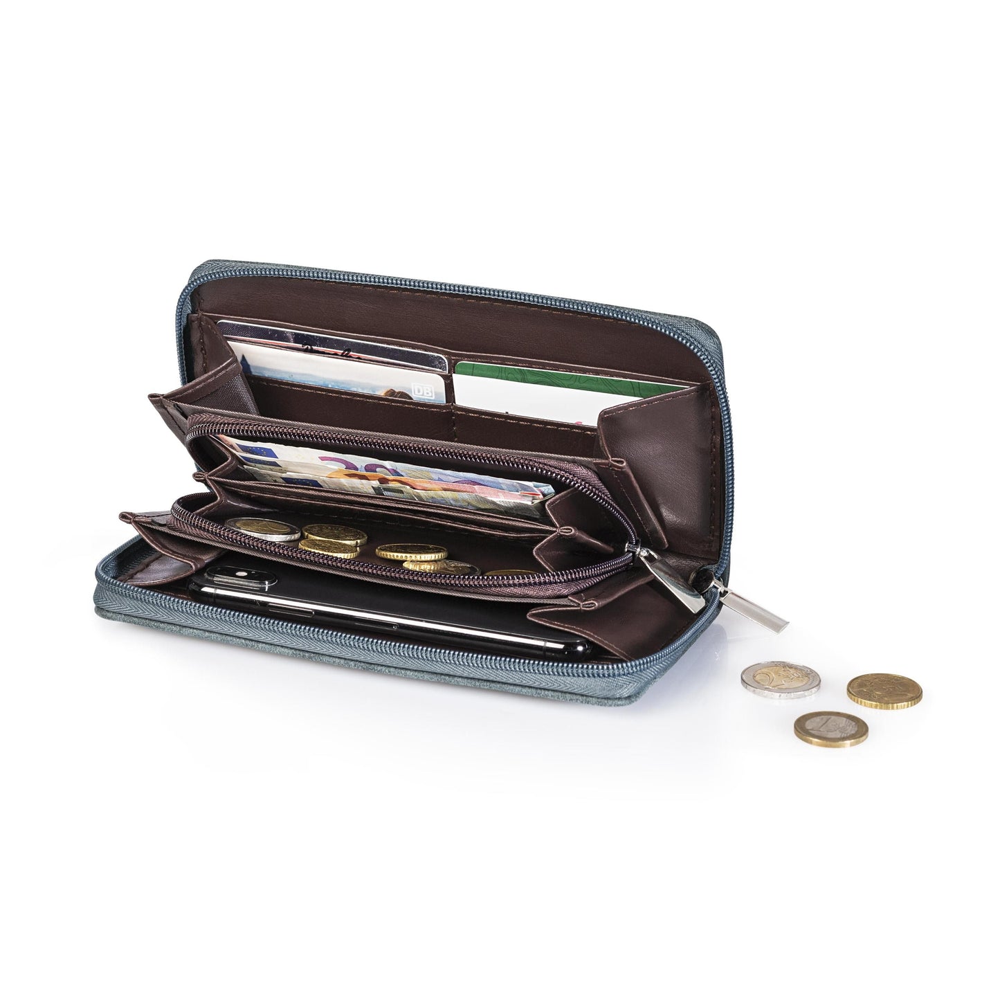 HJP Geldbörse "Céline"  (Farbe: petrol)