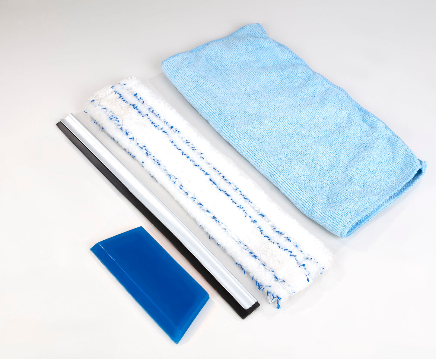 Teleskop-Fensterwischer, 3,88 m mit Schmutzkratzer