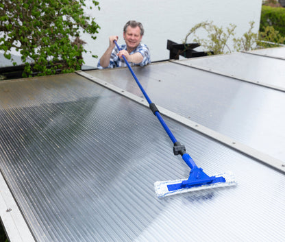 Teleskop-Fensterwischer, 3,88 m mit Schmutzkratzer