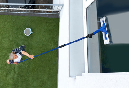 Teleskop-Fensterwischer, 3,88 m mit Schmutzkratzer