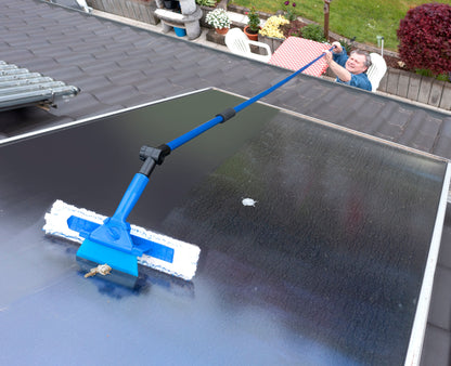 Teleskop-Fensterwischer, 3,88 m mit Schmutzkratzer