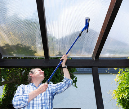 Teleskop-Fensterwischer, 3,88 m mit Schmutzkratzer