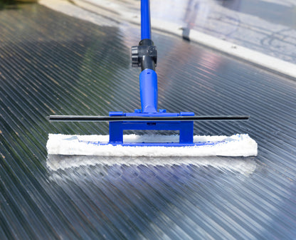 Teleskop-Fensterwischer, 3,88 m mit Schmutzkratzer