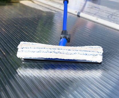 Teleskop-Fensterwischer, 3,88 m mit Schmutzkratzer