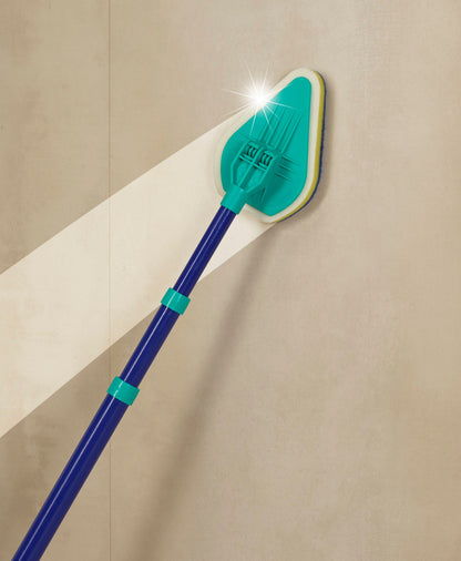 Bad/Fliesenwischer "Blitz-Blank",4-teilig, mit Teleskopstiel & dopp