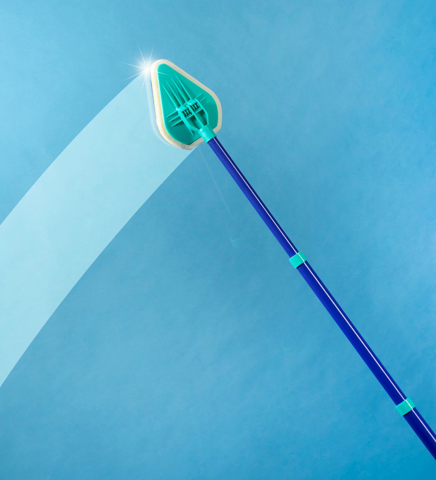 Bad/Fliesenwischer "Blitz-Blank",4-teilig, mit Teleskopstiel & dopp