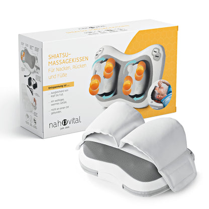 nah-vital Shiatsu-Massagekissen inkl. Fußcover