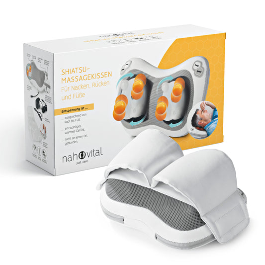 nah-vital Shiatsu-Massagekissen inkl. Fußcover