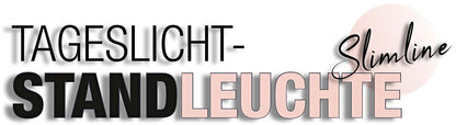 Taghell Tageslicht-Tischleuchte Slimline (Farbe: schwarz)