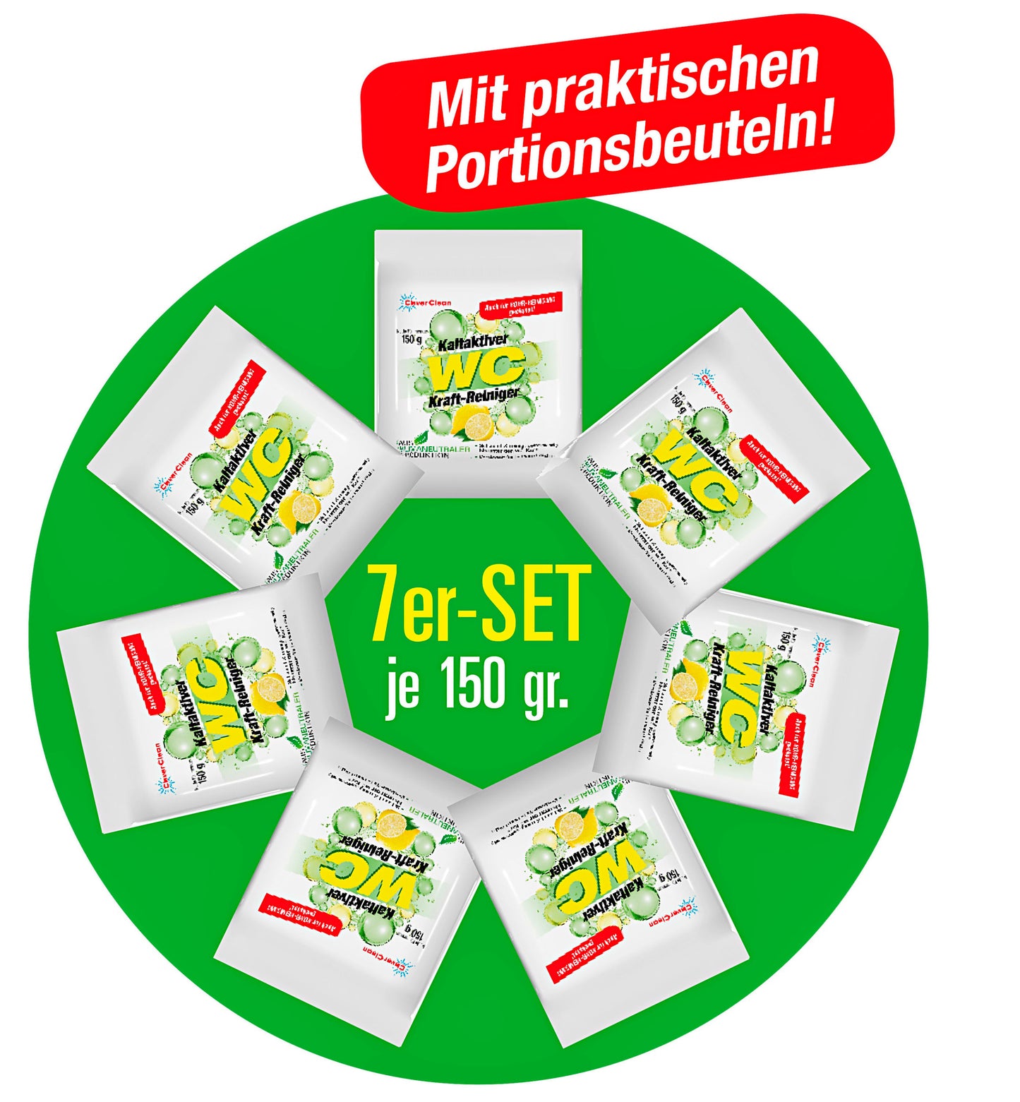 WC Kraftschaum, 7er Set