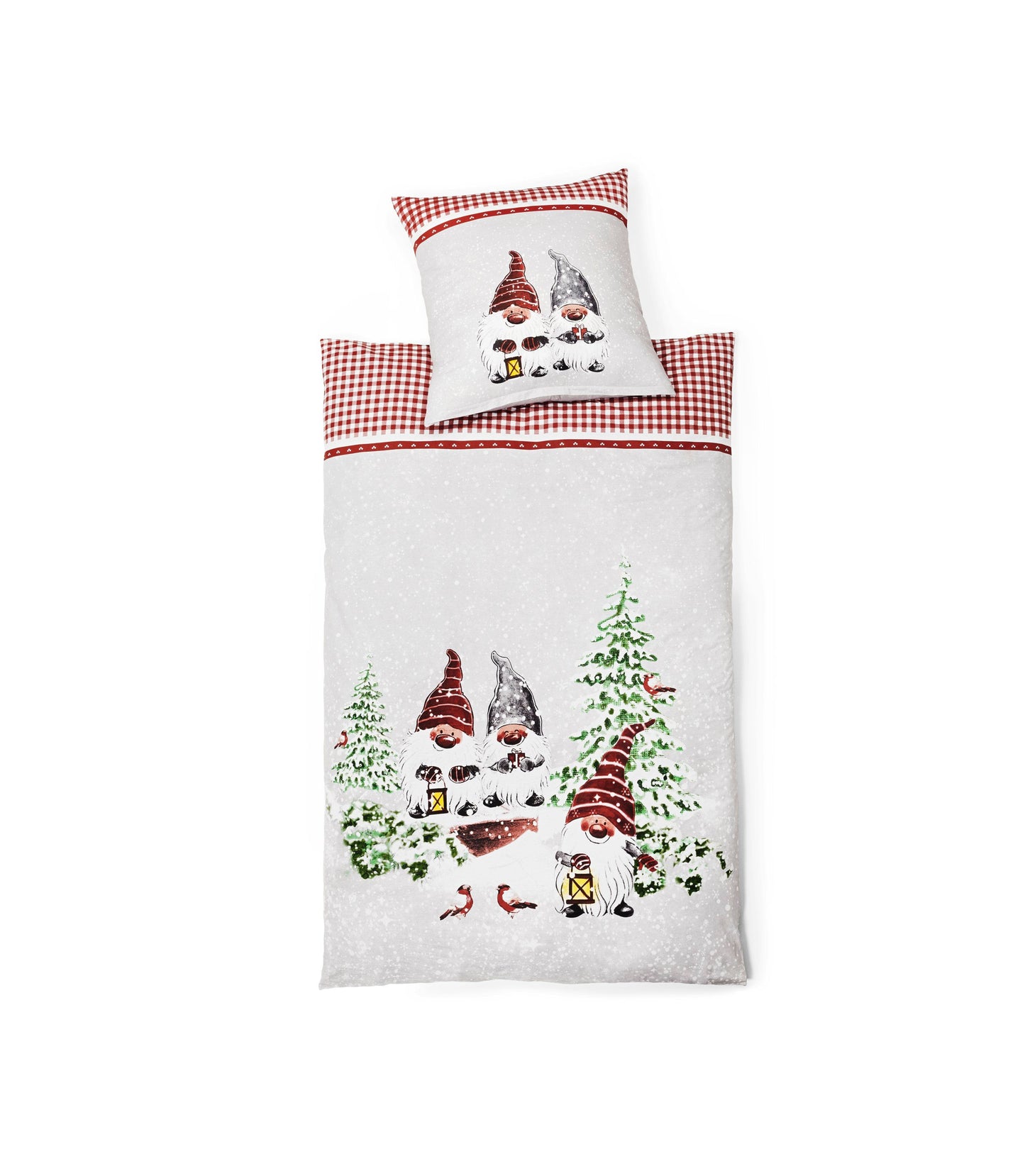 Renforcé Bettwäsche Wichtelfreunde (Größe: 135 x 200cm)