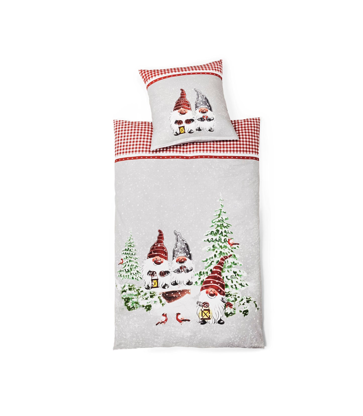 Renforcé Bettwäsche Wichtelfreunde (Größe: 155 x 220cm)