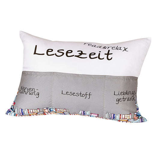 Kissen "Lesezeit" 49 x 35 cm