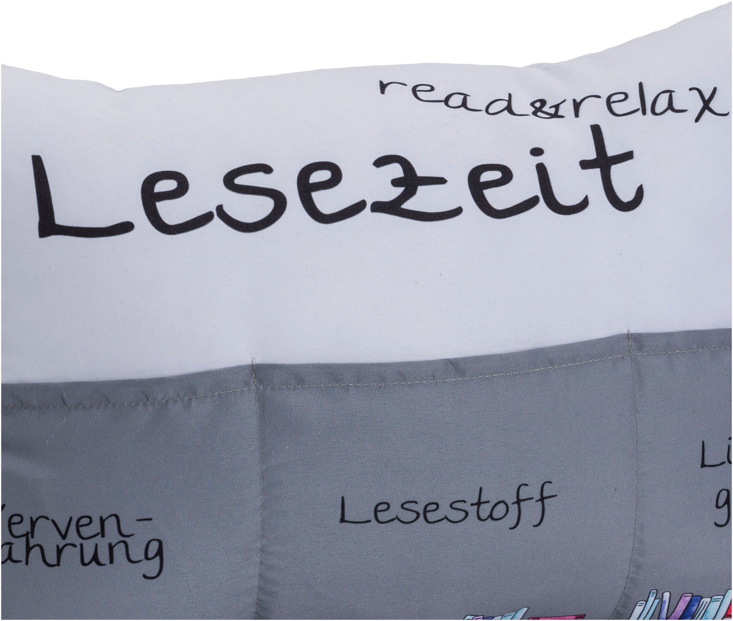 Kissen "Lesezeit" 49 x 35 cm