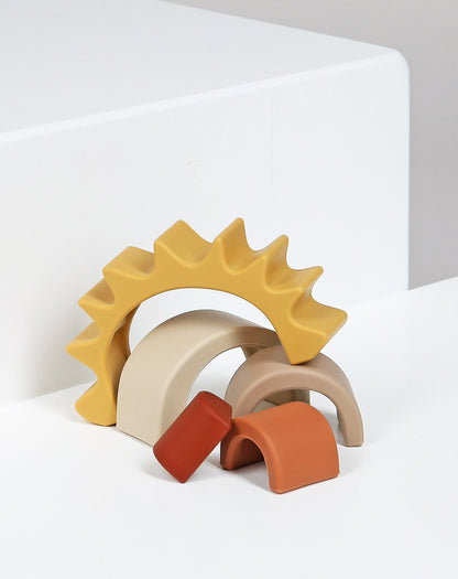 Silikon-Stapelbogen SONNE 5-teilig in bunt