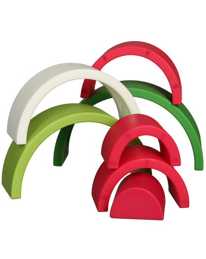 Silikon-Stapelbogen MELONE 7-teilig in bunt