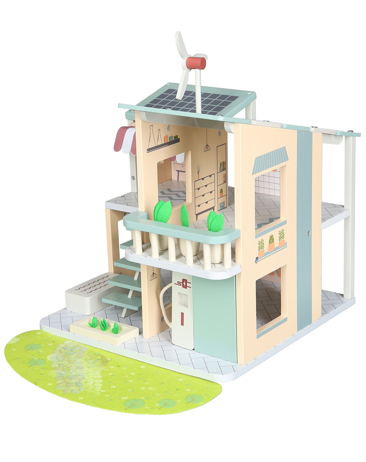 Puppenhaus AMBIENTE in grün