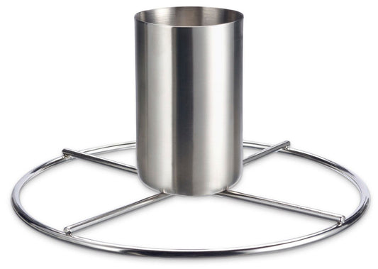 Grill-Hähnchenhalter mit Aromabehälter, Edelstahl