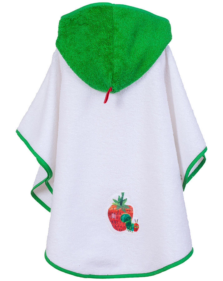 Badeponcho RAUPE NIMMERSATT in weiß/grün