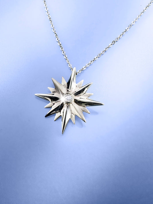 CM Anhänger "Polarstern" 925 Silber