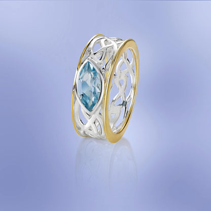 CM Ring Skye" bicolor, 925 Silber (Größe: 18)