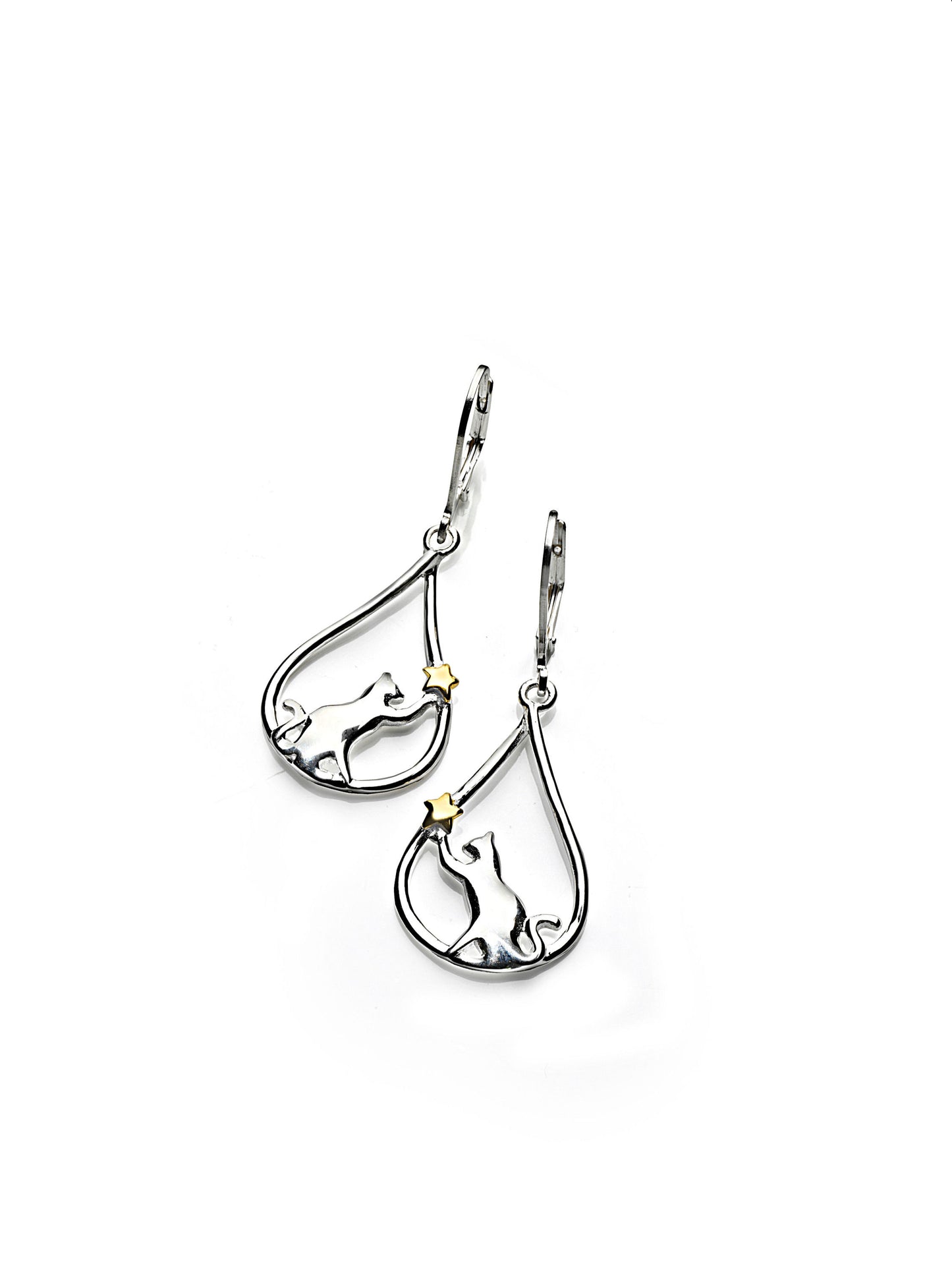 CM Ohrhänger "Samtpfote", Silber